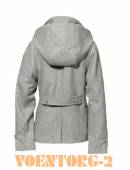  Ladies Pea Coat |  Grey