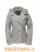  Ladies Pea Coat |  Grey